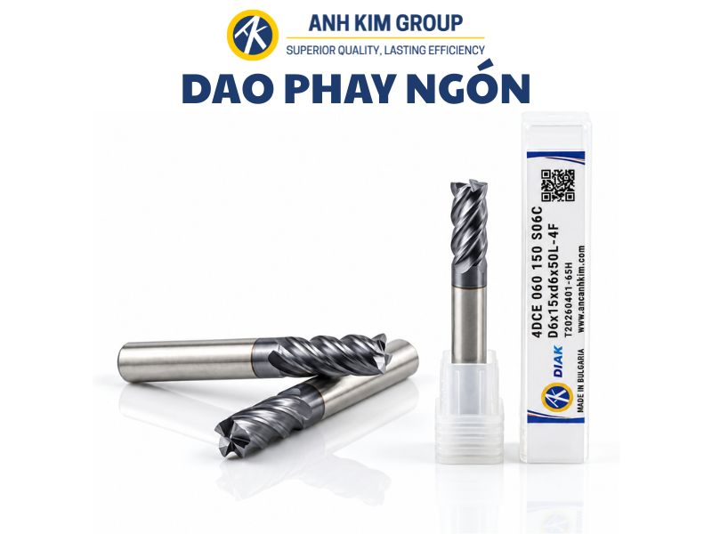 Dao phay ngón CNC Ánh Kim