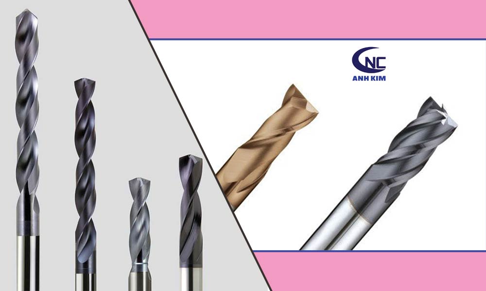 Sự khác nhau giữa mũi khoan và dao phay ?