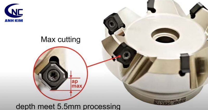 Đài phay gắn mảnh EC Series