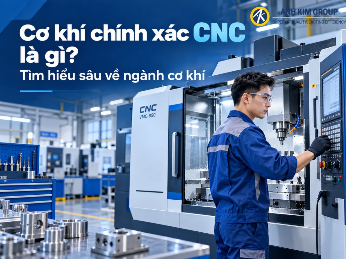 Cơ khí chính xác CNC là gì? Tìm hiểu sâu về ngành cơ khí
