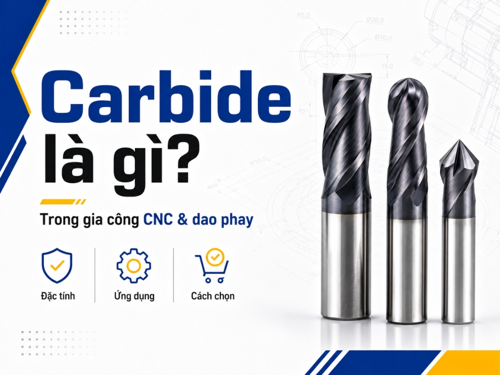 Vật liệu Carbide trong gia công CNC: Đặc điểm và ứng dụng