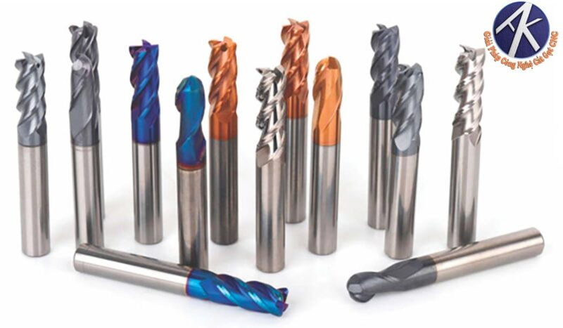 dao phay có góc xoắn 45 độ