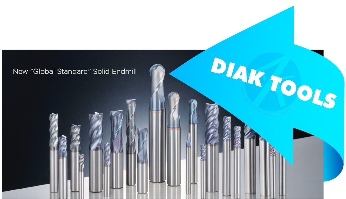 Thương hiệu Diak đã mang sản phẩm dao phay ngón chất lượng đến với tầm tay bạn