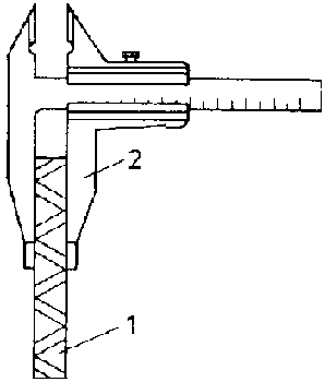 Đo chiều rông máy cắt