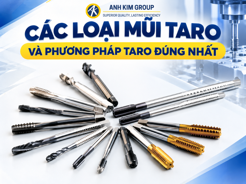 CÁC LOẠI MŨI TARO VÀ PHƯƠNG PHÁP TARO ĐÚNG NHẤT