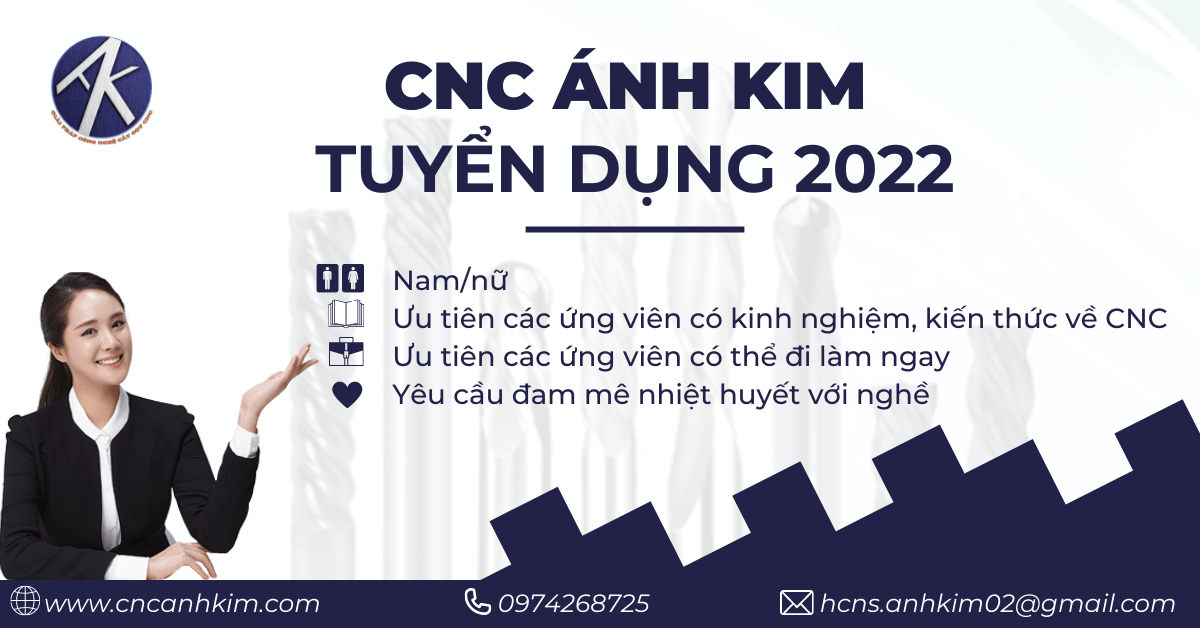 Tuyển dụng Trưởng Phòng Kinh Doanh Cao Cấp – CNC Ánh Kim
