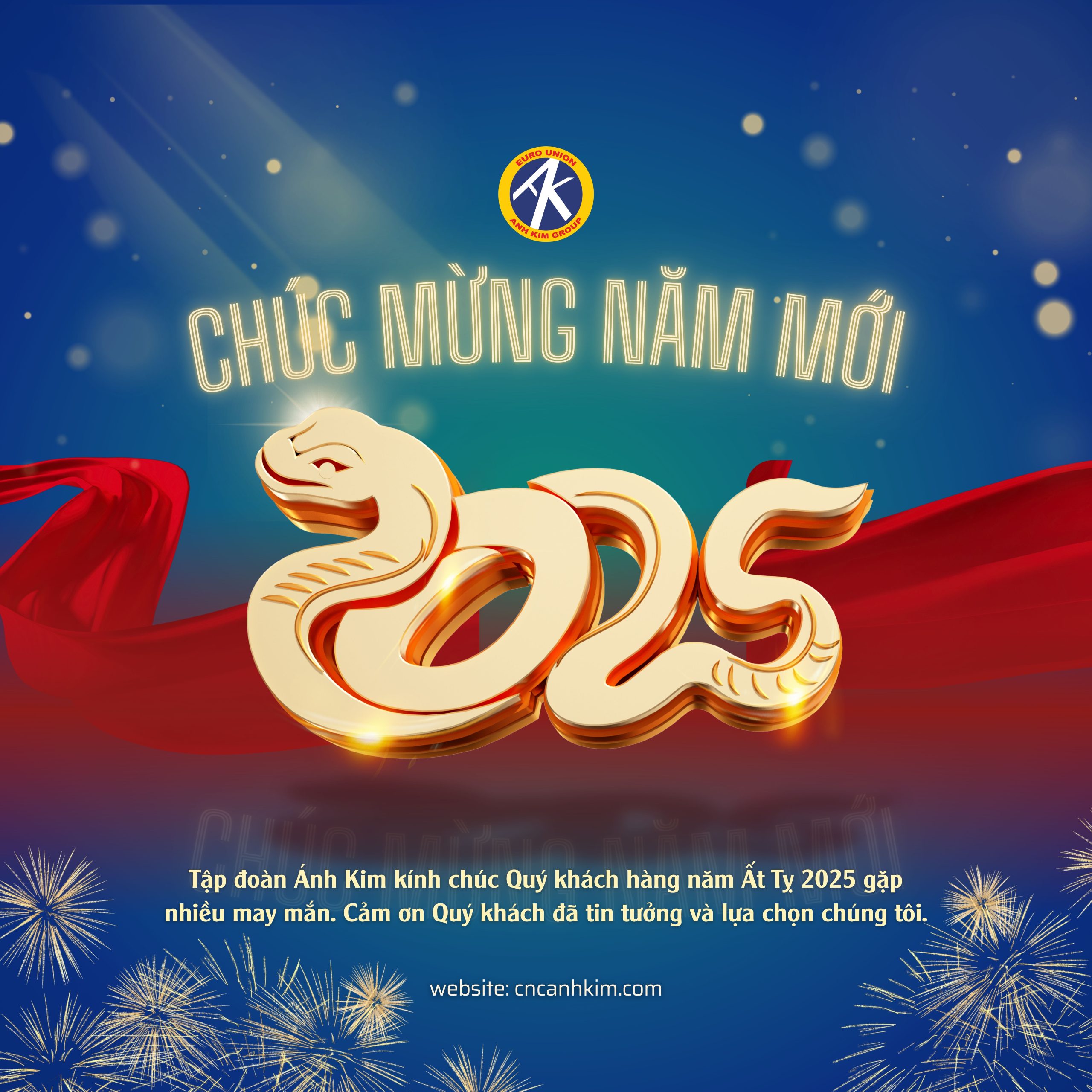Chúc mừng năm mới 2025.