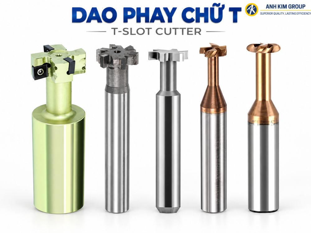 Dao phay T-slot gia công theo bản vẽ