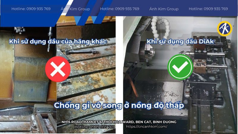 Kiểm soát ăn mòn tuyệt vời