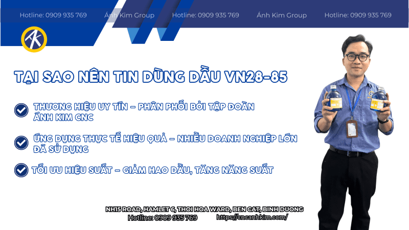 Tại sao chúng ta nên tin dùng dầu VN28-85