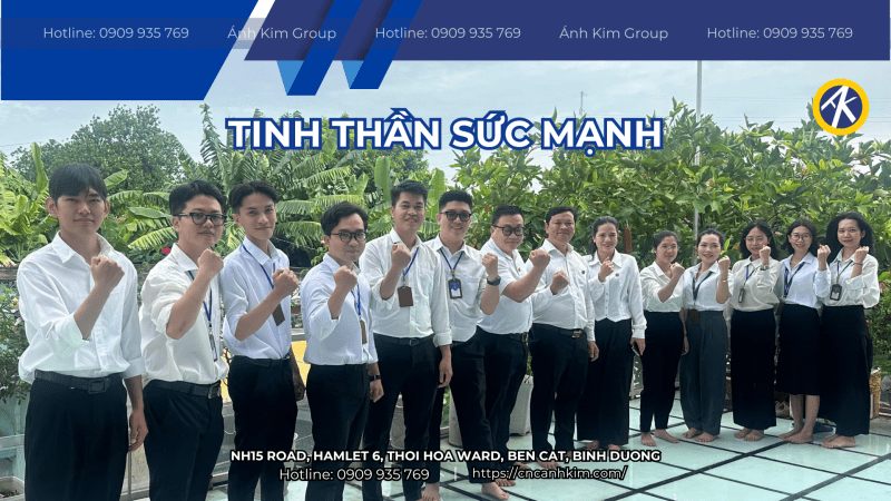 Tinh thần sức mạnh tại Tập Đoàn Ánh Kim CNC