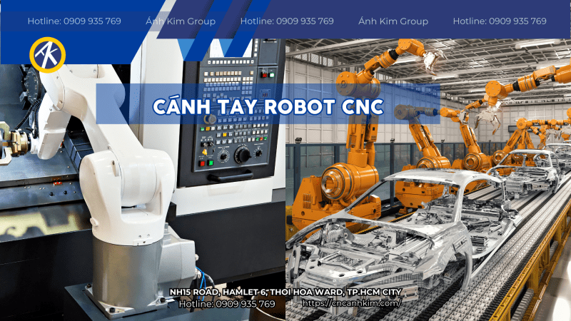 Một số hình ảnh về cánh tay robot cnc