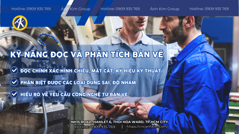 Kỹ năng đọc và phân tích bản vẽ