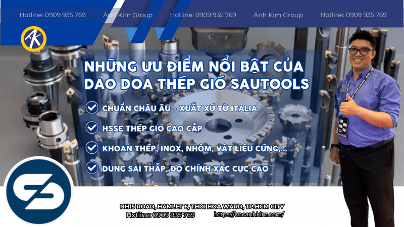 Những ưu điểm nổi bật của dao doa Sautools