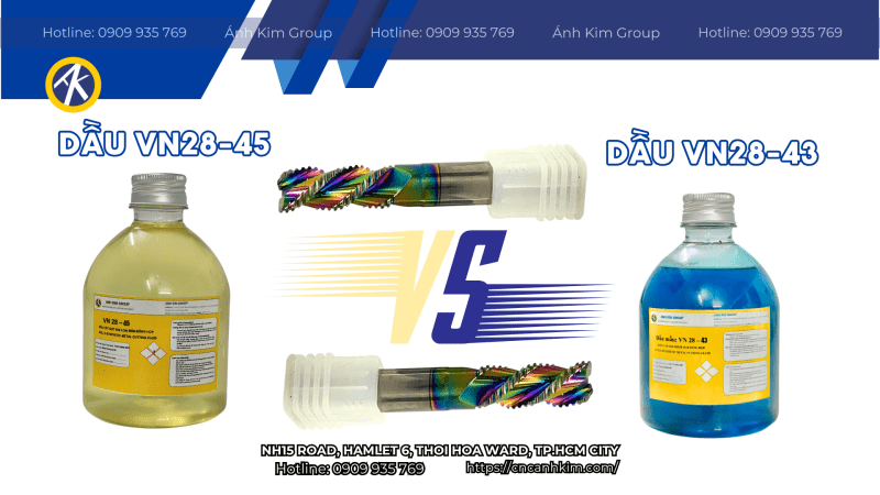 Những loaij dầu phù hợp cho dao phá thô phủ DLC