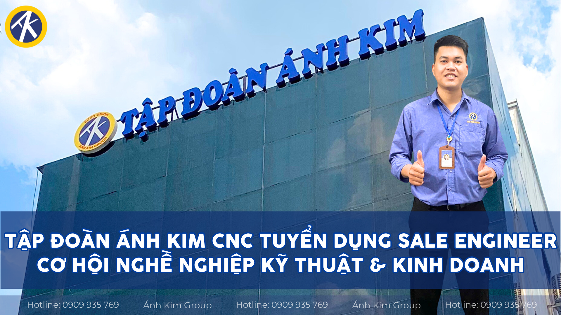 TẬP ĐOÀN ÁNH KIM CNC TUYỂN DỤNG SALE ENGINEER