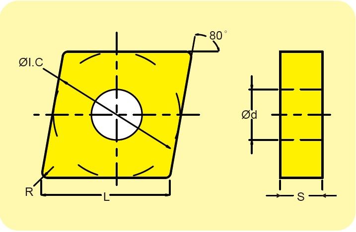Chip tiện CNMG120408-OC ECM200