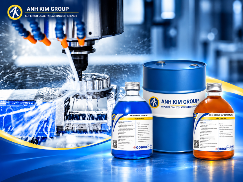 Dầu tưới nguội trong gia công CNC