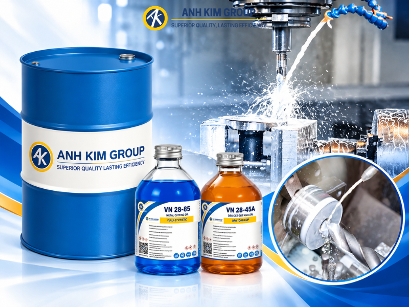 Lựa chọn dầu tưới nguội tại CNC Ánh Kim