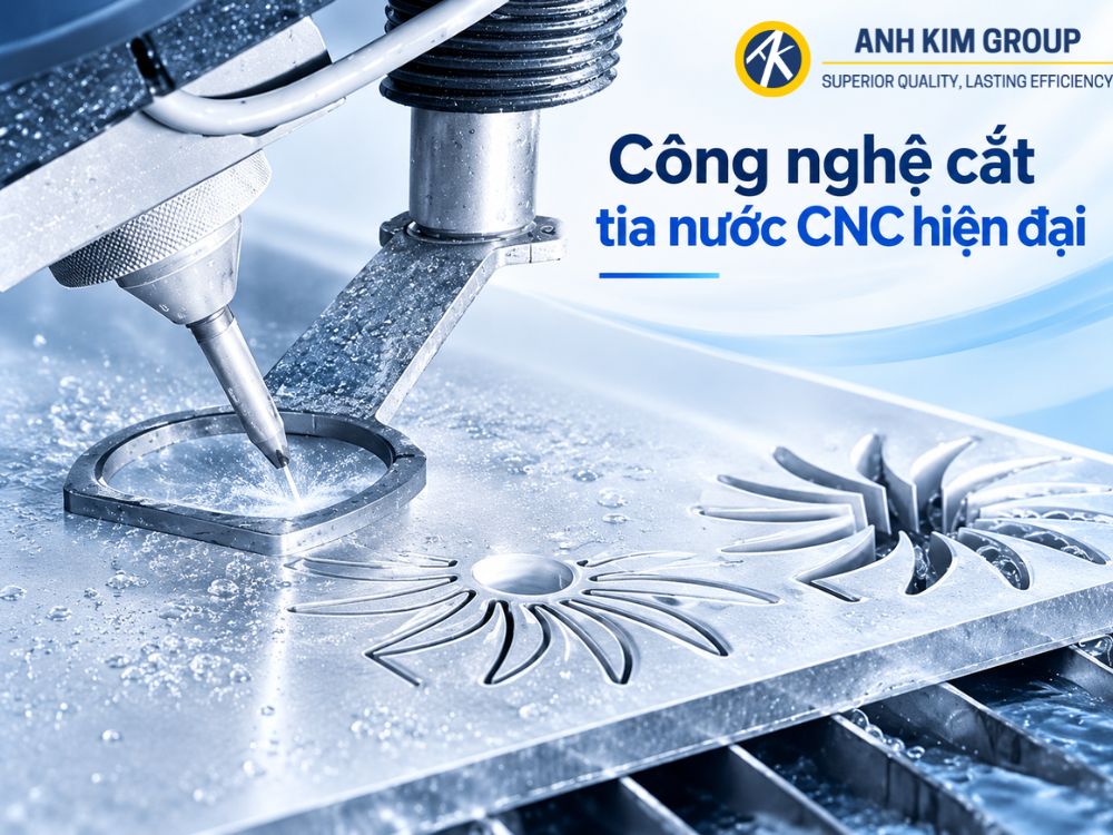 Công nghệ cắt tia nước CNC hiện đại