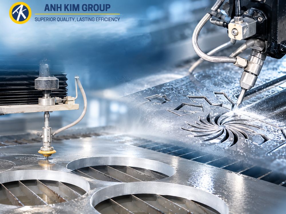Công nghệ cắt tia nước CNC là gì?
