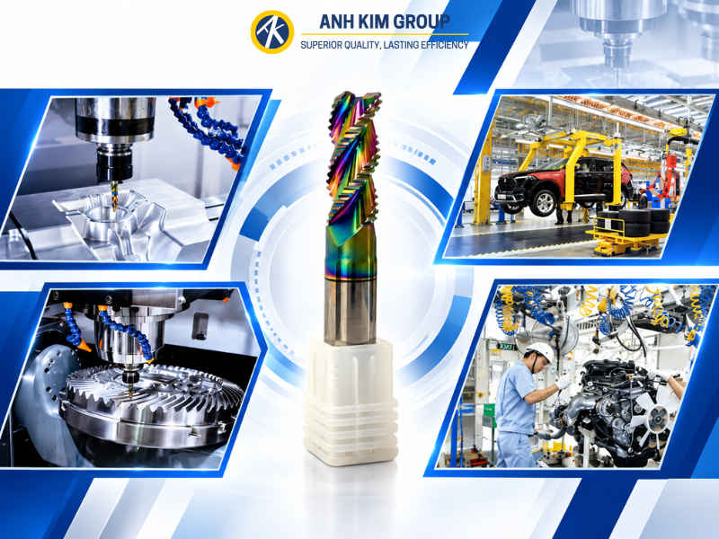 CNC Ánh Kim cung cấp chính hãng dao phay Diak