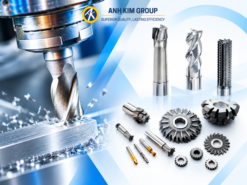 Top thương hiệu dao phay được sử dụng phổ biến trong CNC 